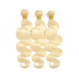 Body Wave Human Virgin Hair #613 Blonde 3 Bundles Deal