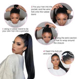 Wrap Around Ponytail