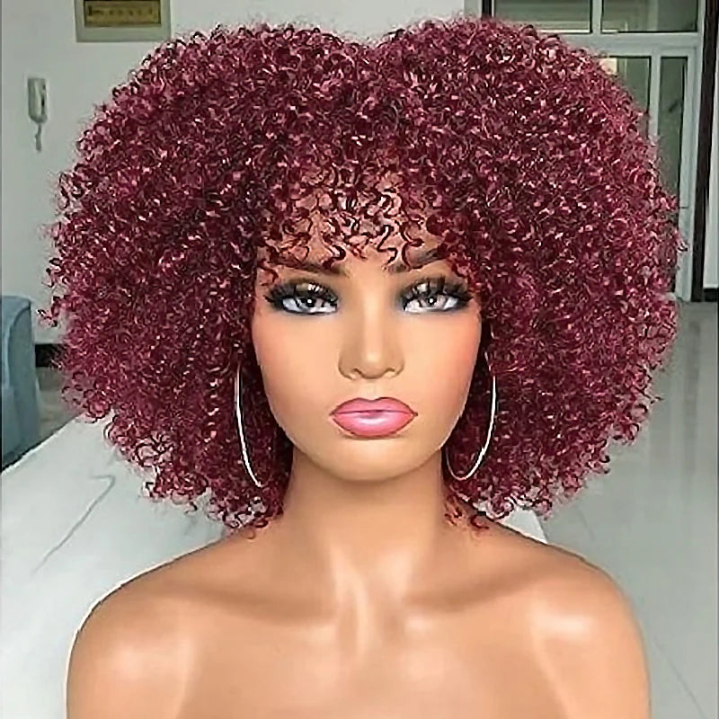 Wig with bangs